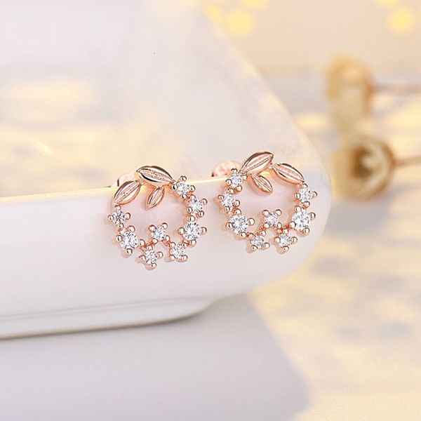 

fashion earrings temperament net red simple earrings flower