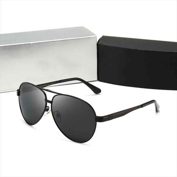 

sunglasses men polarized driving glasses uv400 brand designer mercede 737 pilot eyewear metal alloy vintage gafas de sol hombre, White;black