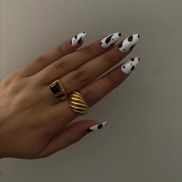 

cluster rings 2021 tarnish cool black square stone gold for party stainless steel 18k plated signet women, Golden;silver