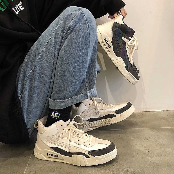 

2021 autumn super sho men's high korean fashion versatile color matching casual