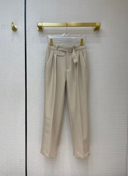 

women's pants & capris high-end brand black casual women fashion commute straight suit 3d cut high waist autumn 2021, Black;white