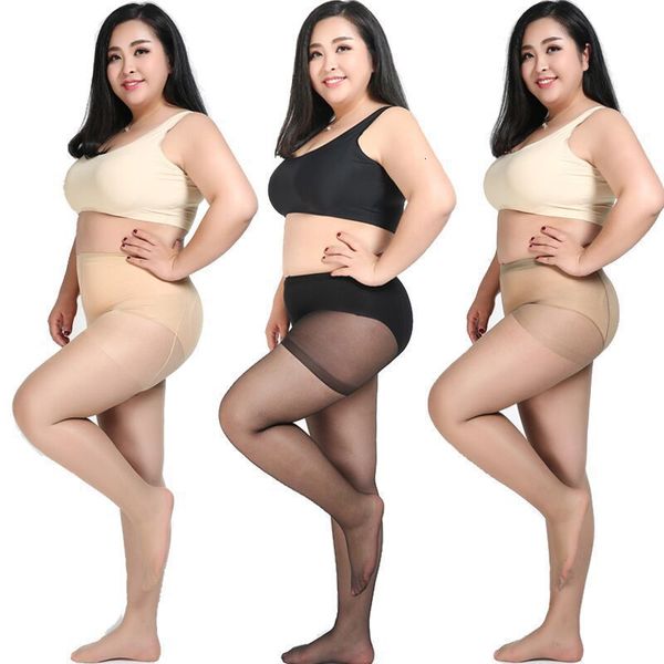 

large female fat mm summer 200kg silk stockings pantyhose step foot open toe fish mouth socks, Black;white