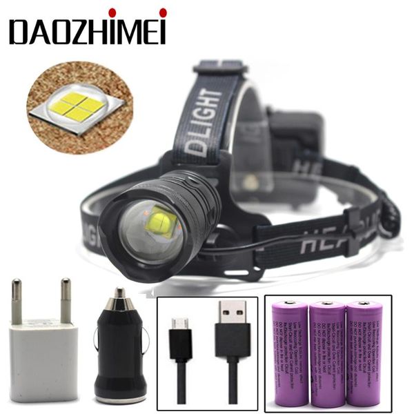 

lumen xhp70.2 led headlamp 3 modes high power headlight usb zoom head light lantern 18650 powerful hunting lamp headlamps