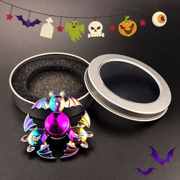 

finger toys halloween bat alloy colorful tip night market toy students decompress