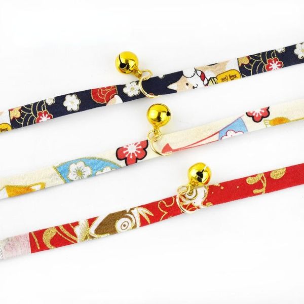 

cat collars & leads japanese style pet bells puppy accessories collar with bell