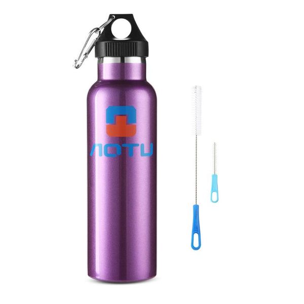 

water bottle outdoor 600ml exercise plastic camping bottles drinking sports with cleaning brush kit
