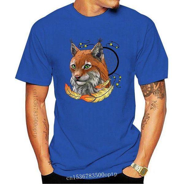 

men's t-shirts men short sleeve t shirt women 2021 lynx printing 3d man shirts o-neck 100% cotton hipster tee, White;black