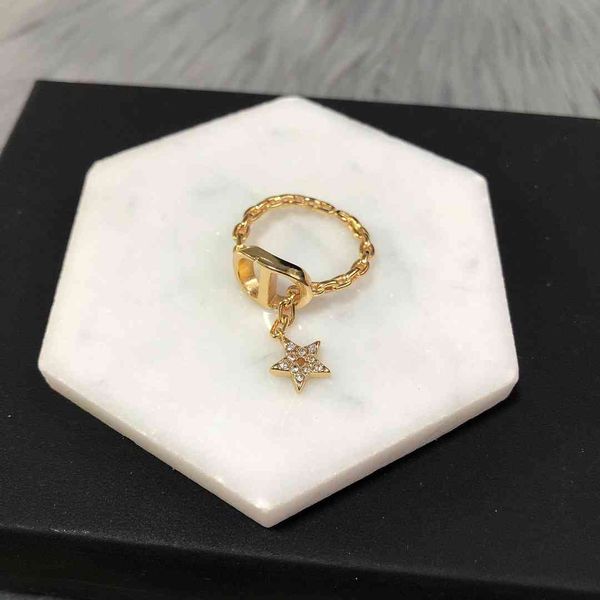 

designer jewelry new letter star ring, Silver
