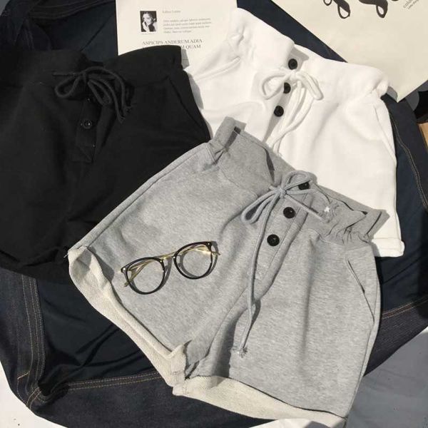 

summer casual shorts beach high waist short fashion lady' 210601, White;black