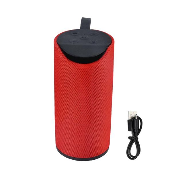 

portable speakers 3w multifunctional hands usb rechargeable double horns bluetooth speaker wireless aux tf support gift cloth art