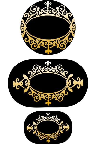 

triple toilet set mat 7007 bath mats