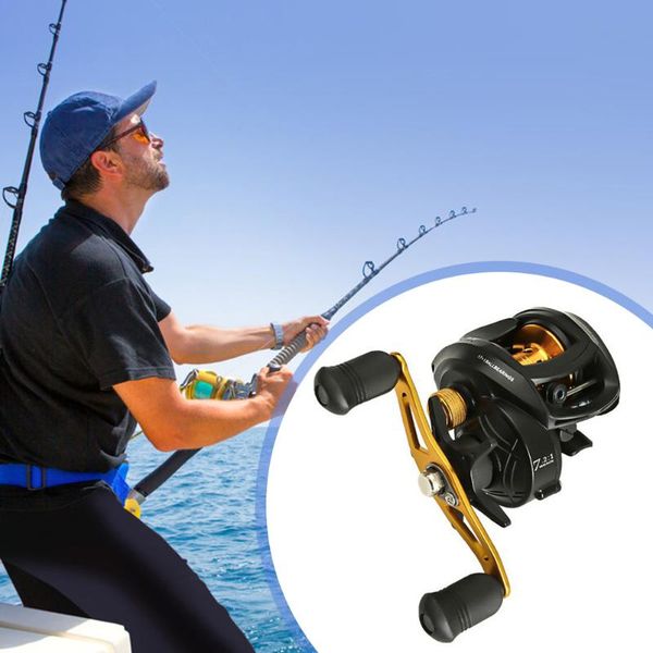 

baitcasting reels reel 7.2:1 high speed 17+1bb 8kg max drag for bass ocean saltwater environment freshwater fishing wheel