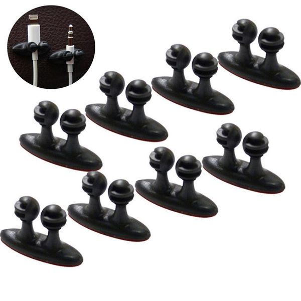 

interior decorations 8pcs/set auto phone line holder clip dashboard ornament pendant office home car accessories for girls paste styling