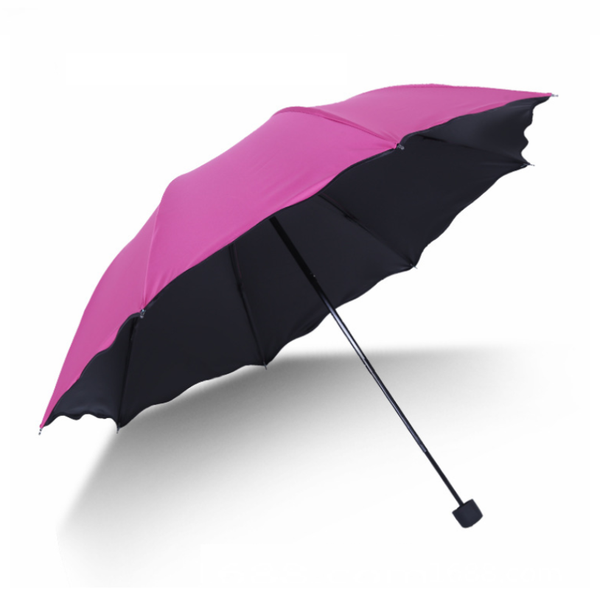 

umbrellas portable mini water encounter flowering sunny umbrella lady uv protection color sun windproof