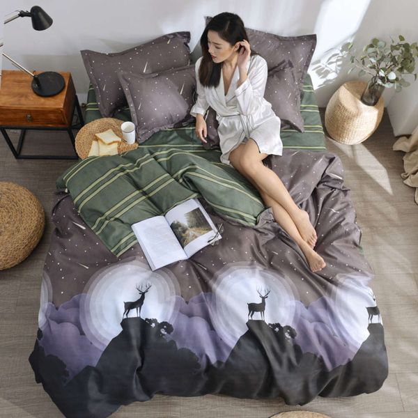 

four piece sanding set, three summer quilt dormitory gift bedding group purchase