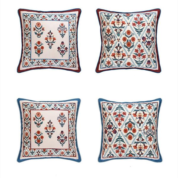 

cushion/decorative pillow decorative flowers covers floral cushion farmhouse retro pillowcases home decor for sofa study party 45x45cm