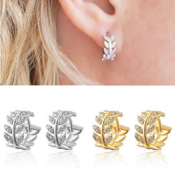 

fashion branch earrings simple temperament leaf earrings female