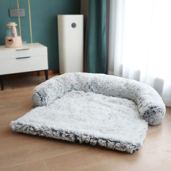 

kennels & pens winter pet dog bed soft mat warm nest beds kennel washable rug cat for couches car floor protector