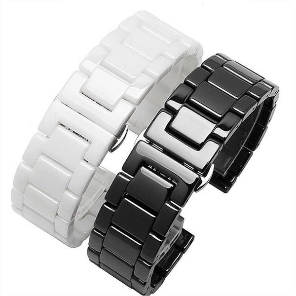 Keramikarmband 20 22 mm Kettenarmband für Xiaomi Amazfit Samsung Gear S3 S2 Armband Galaxy Watch 46 42 45 mm Sportuhrenarmbänder Gürtel H0915