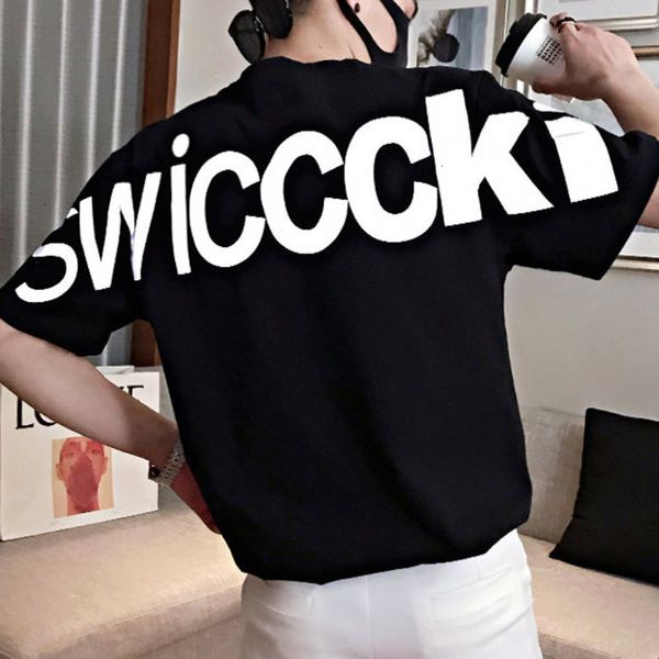 

men's polos summer white social club outfits streetwear tee shirt homme letterst-shirt harajuku black short sleeve tshirt for men wucg, White;black