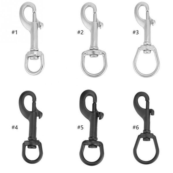 

75/90/100mm 316 stainless steel bolt snap hook clip diving heavy duty swim quick draw belt hooks pool & accessories
