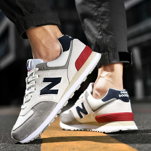 

spring and autumn bain cool running nb574 sports sho lovers' men's women's thick soled casual