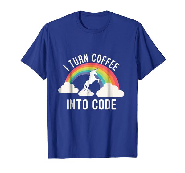 

i turn coffee into code coding t-shirt, White;black