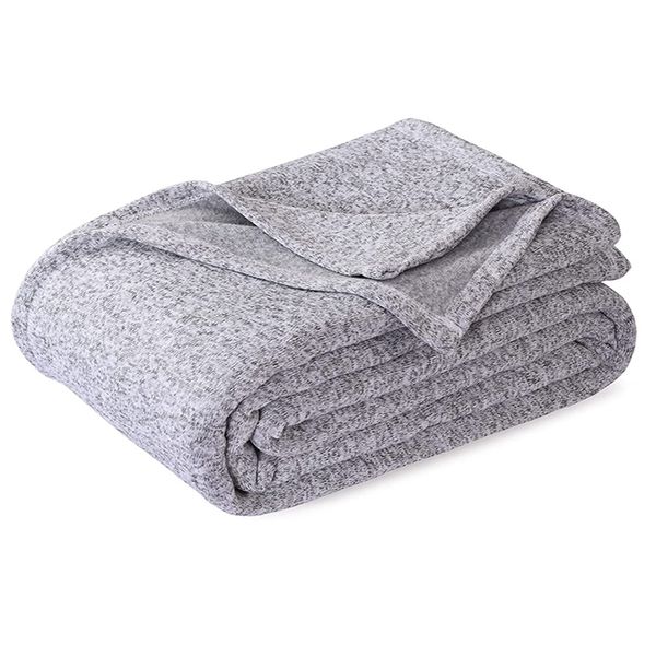 Cobertor de sublimação de poliéster 50x60 polegadas em branco cinza jersey suéter cobertores de lã impressão DIY tapete de sofá-cama