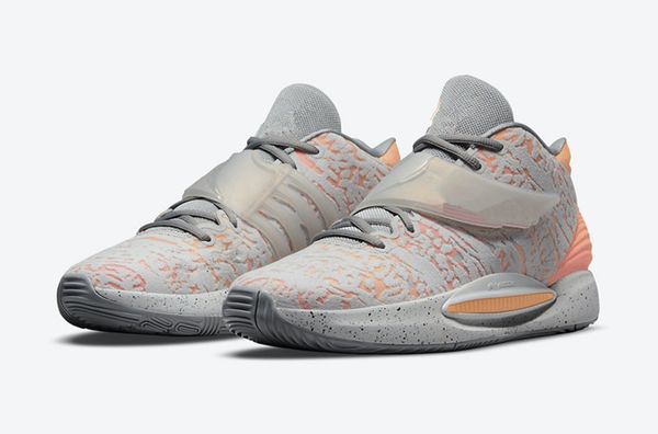 

kd 14 sunset men basketball shoe with box 2021 kevins durant home sports shoes size us7-us12