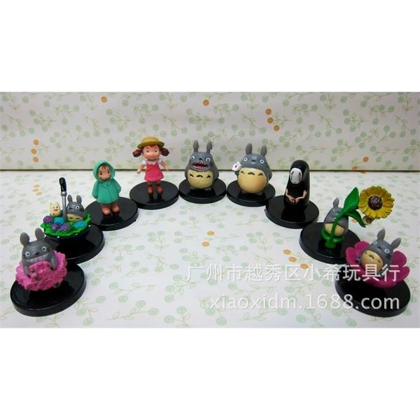 

animation around the lovely 9 miyazaki totoro faceless men's micro landscape floor doll hand-made model