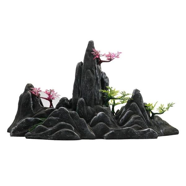 

decorations rockery fish tank landscaping aquarium decoration decorative rocks ornaments aquascape decor