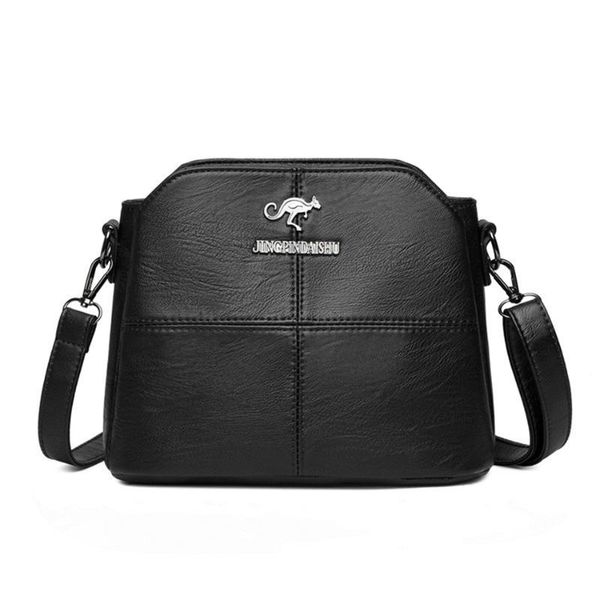 

evening bags 3 layers pu leather shoulder crossbody for women ladies hand cross body bag woman purses and handbags sac