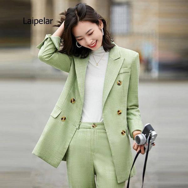 

suit women 2021 autumn korean style fashion commuter daily two piece women's pants, White