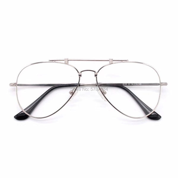 

fashion sunglasses frames 2021 arriving designer women eyeglasses frame men optical 8125 silver 58mm 145, Black
