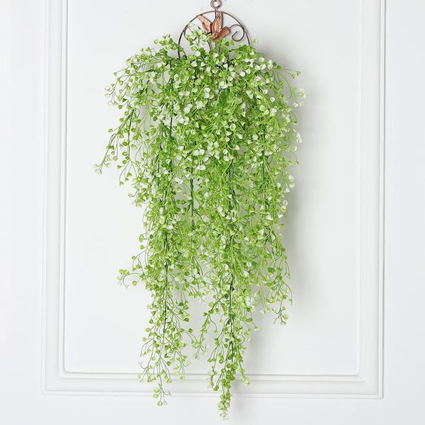 

decorative flowers & wreaths 2pcs artificial hanging plants gypsophila 120cm pp plant greenery green leafs wall decor bathroom accessories