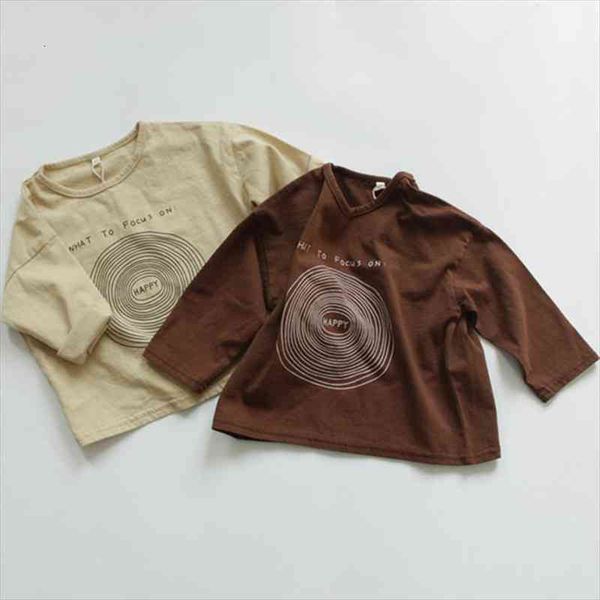 

spring korean style cartoon printed baby boys loose t shirts long sleeve round neck toddlers kids, Blue