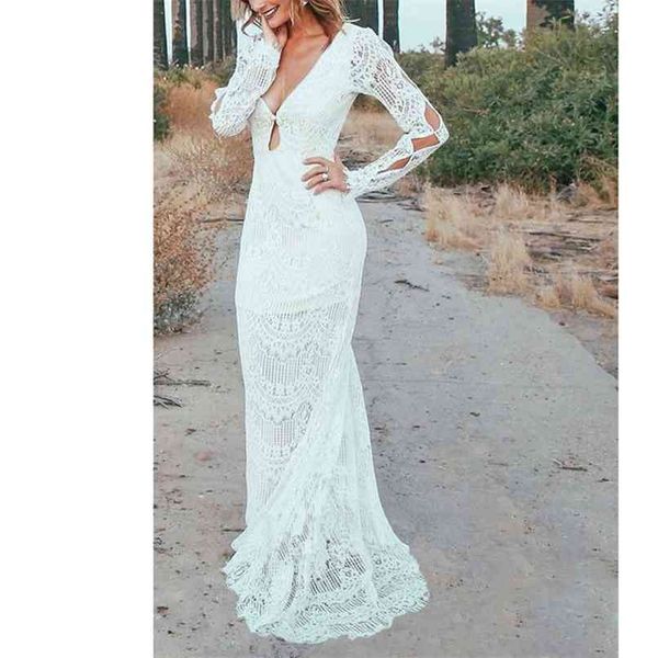 

summer women long party dress sleeve floor length backless white lace maxi 210513, Black;gray