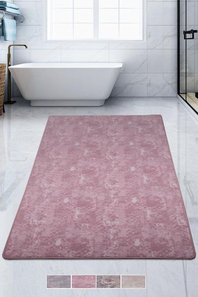 

bonny home laser powder 160x230 cm one piece bath mat slip-resistant sole large size mats