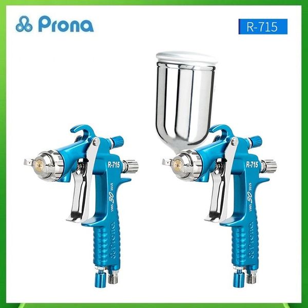 

professional spray guns prona r-715 paint gun for cars r715 universal pneumatic tool mini painting pistol sprayer power tools air w71 cup