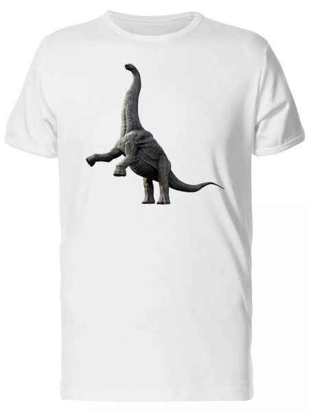 

huge alamosaurus men's tee -image by shutterstock, White;black