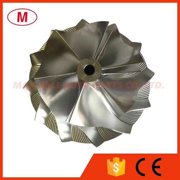 

gtp38r 729567-0001 51.03/61.98mm 6+6 blades high performance turbocharger turbo billet compressor wheel/aluminum 2618/milling wheel for ford