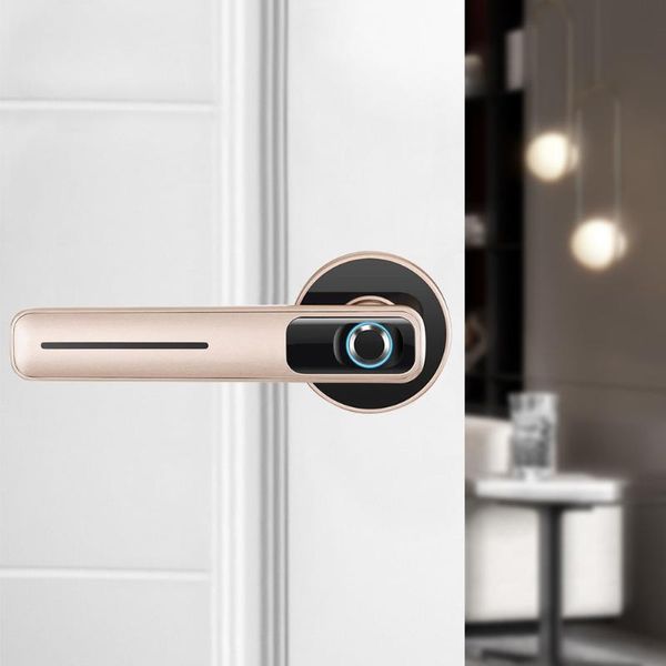 

electronic office room easy install el apartment smart fingerprint semiconductor home security anti theft bedroom door lock