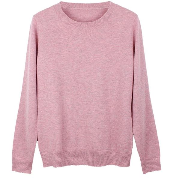 

women's sweaters 100% genuine wool pullover women korean simple sweater 2021 warm soft knitted sweter damski zjt811, White;black