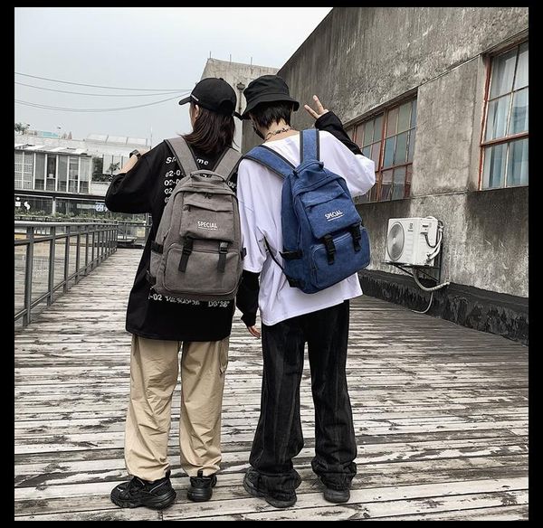 

backpack py2977 capacity casual rucksack men's high school college student