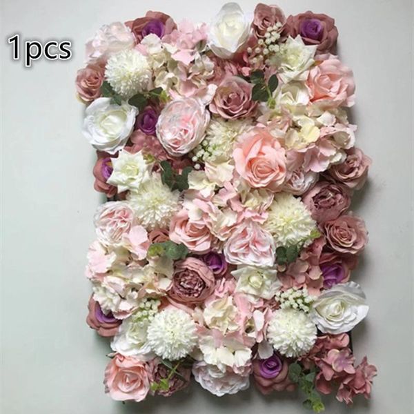 

simulation hydrangea wall for wedding background and road decoration decorative flowers & wreaths