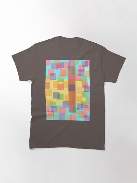 

men's t-shirts retro mod cubed classic t-shirt, White;black