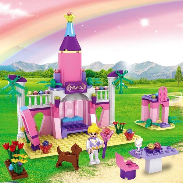 

98-346PCS Dream Princess Castle Block Compatible Brand Friends City Girl Building Block Castle Bricks Educational Toys Kids Gift