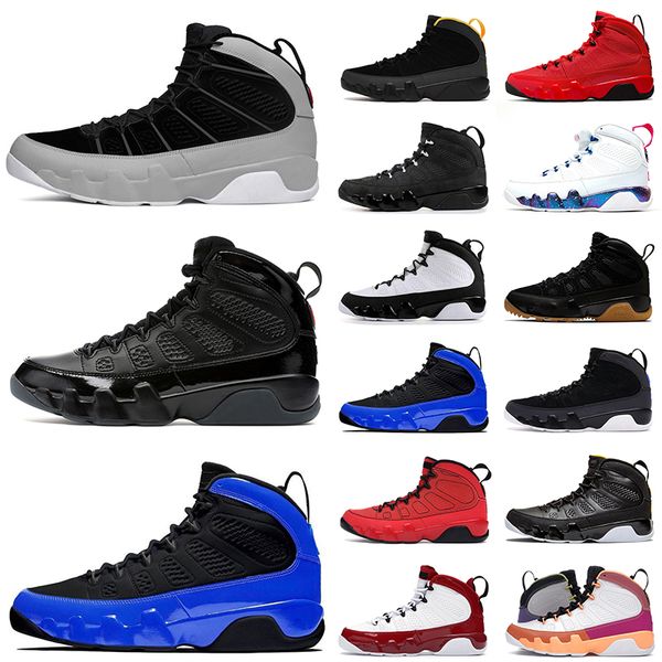 

particle grey 9 9s men basketball shoes bred chile red racer university blue gold multi-color mens trainers outdoor fashion sport sneakers