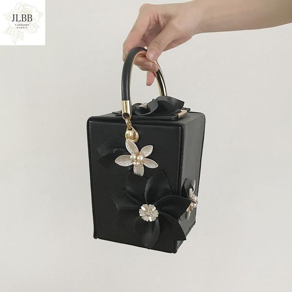 

evening bags women bag ladies flower wedding clutches female pink black clutch purse