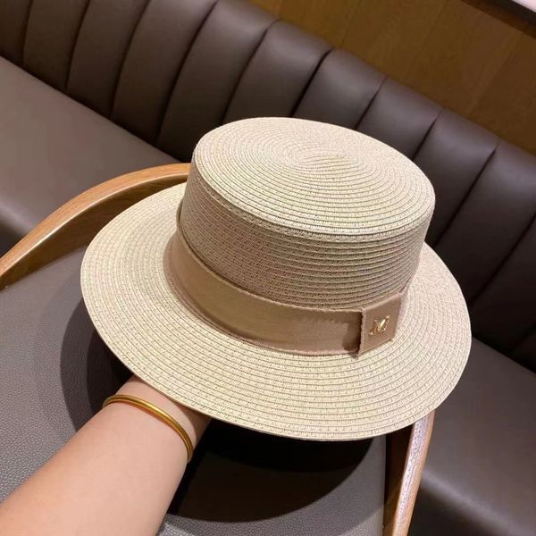 

21 summer flat m standard straw casual letter children sunshade fisherman hat, Black;white